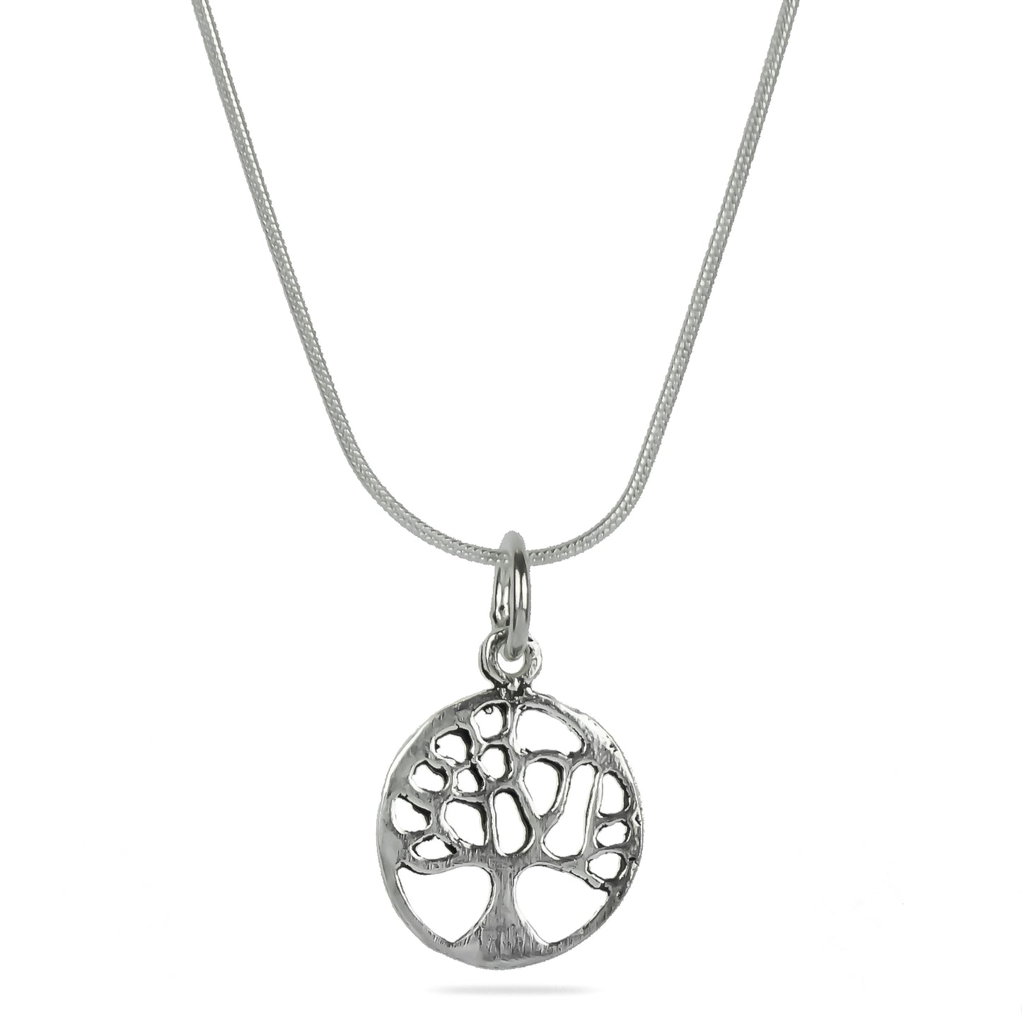 Tree Of Life Pendant Necklace in Silver