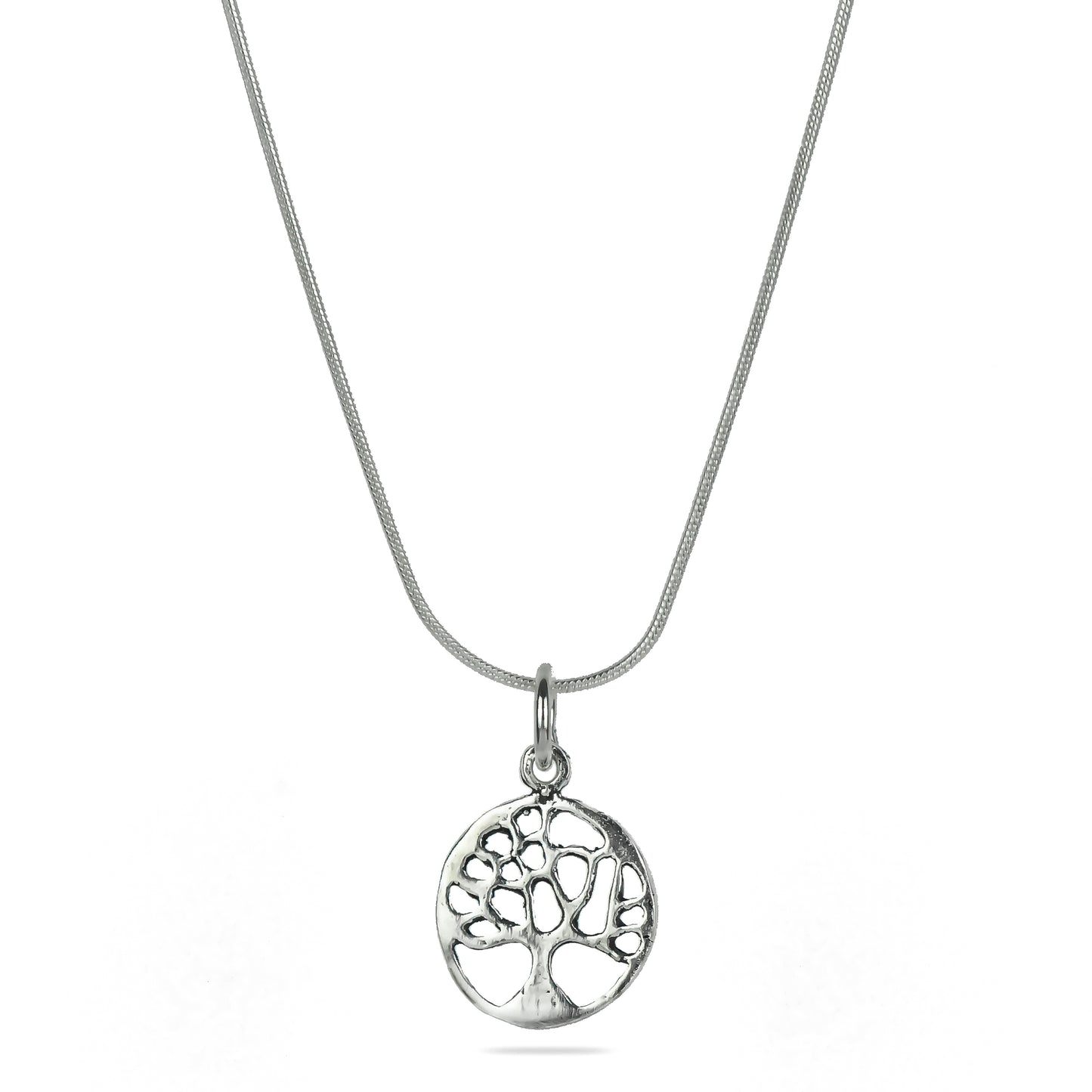 Tree Of Life Pendant Necklace in Silver